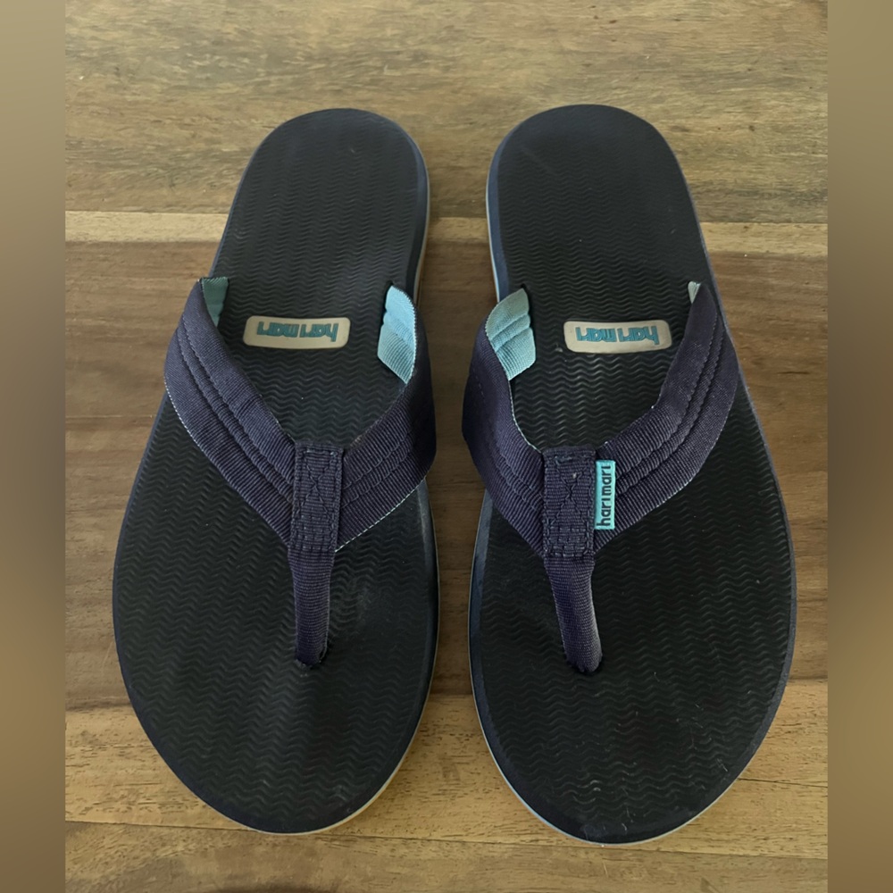 Hari Mari navy blue Blue Dunes Flip Flops size 11 men’s
